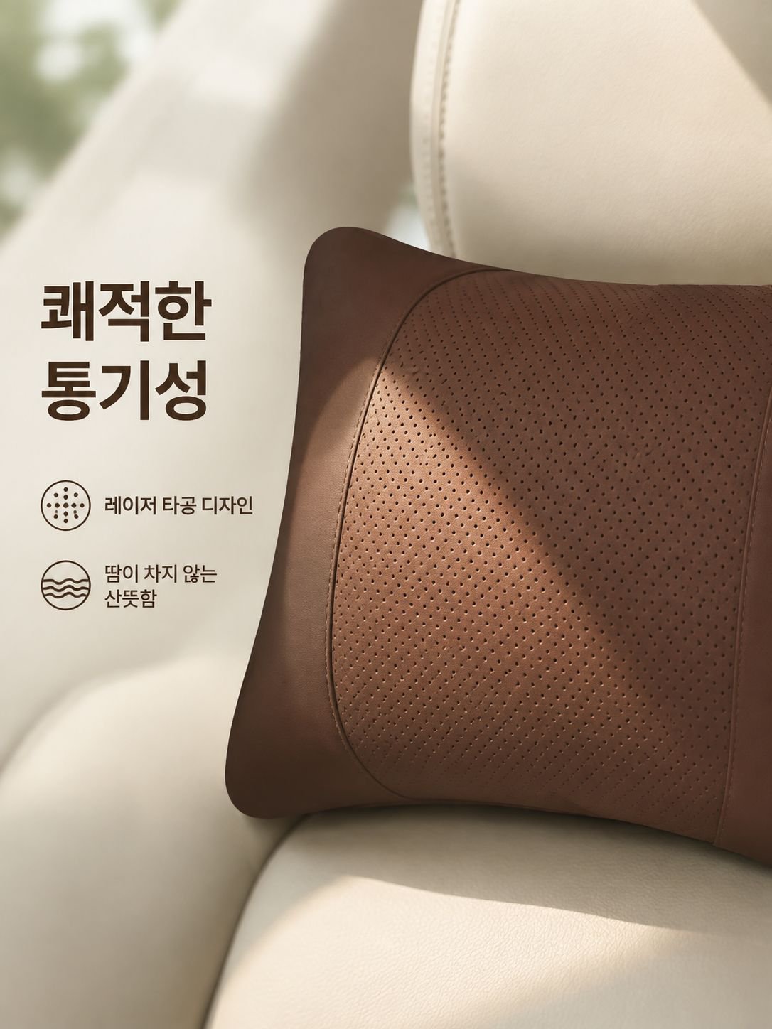 허리와 엉덩이를 지지하는 쿠션 기능