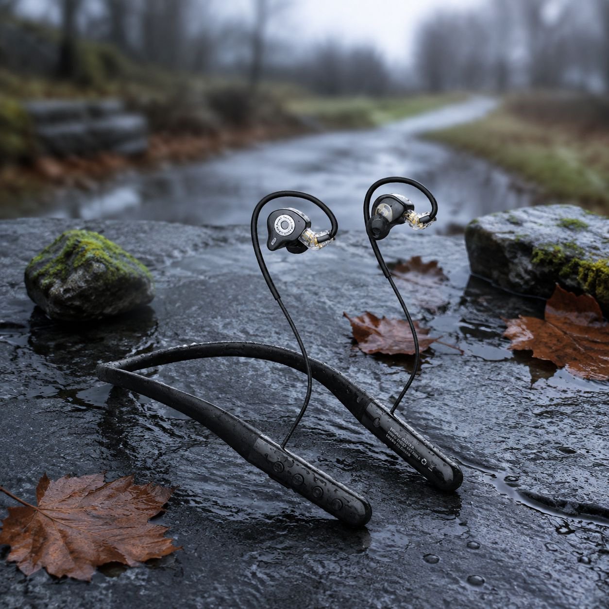 Sports Bluetooth Earphones with Deep Bass, Noise Cancelling, Neckband HiFi Sound, Long Battery Life