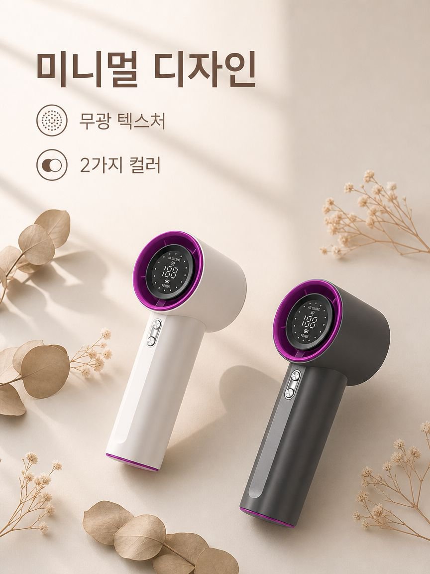 고속 휴대용 핸디 선풍기