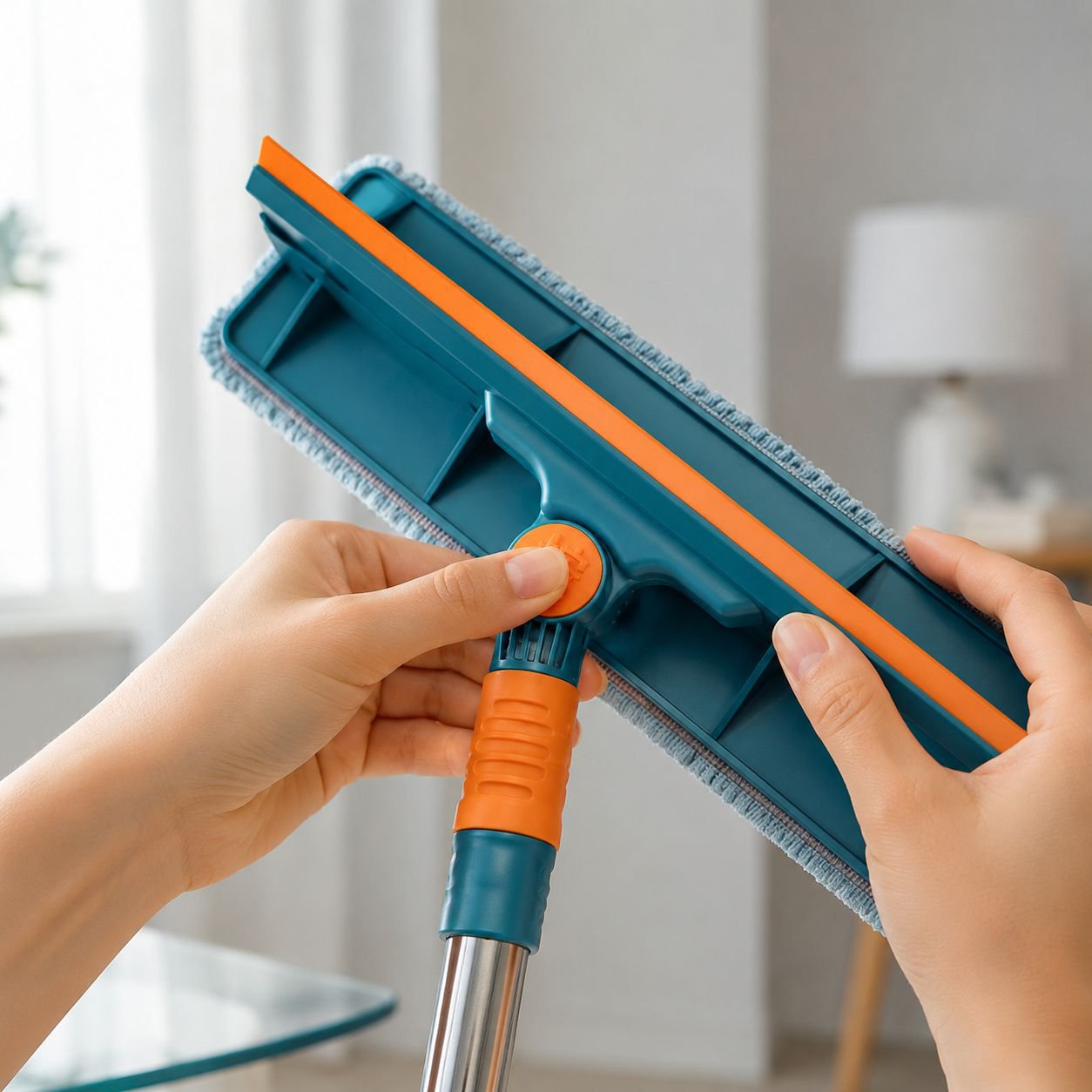 Kit lave vitres avec extension pour grandes fenêtres