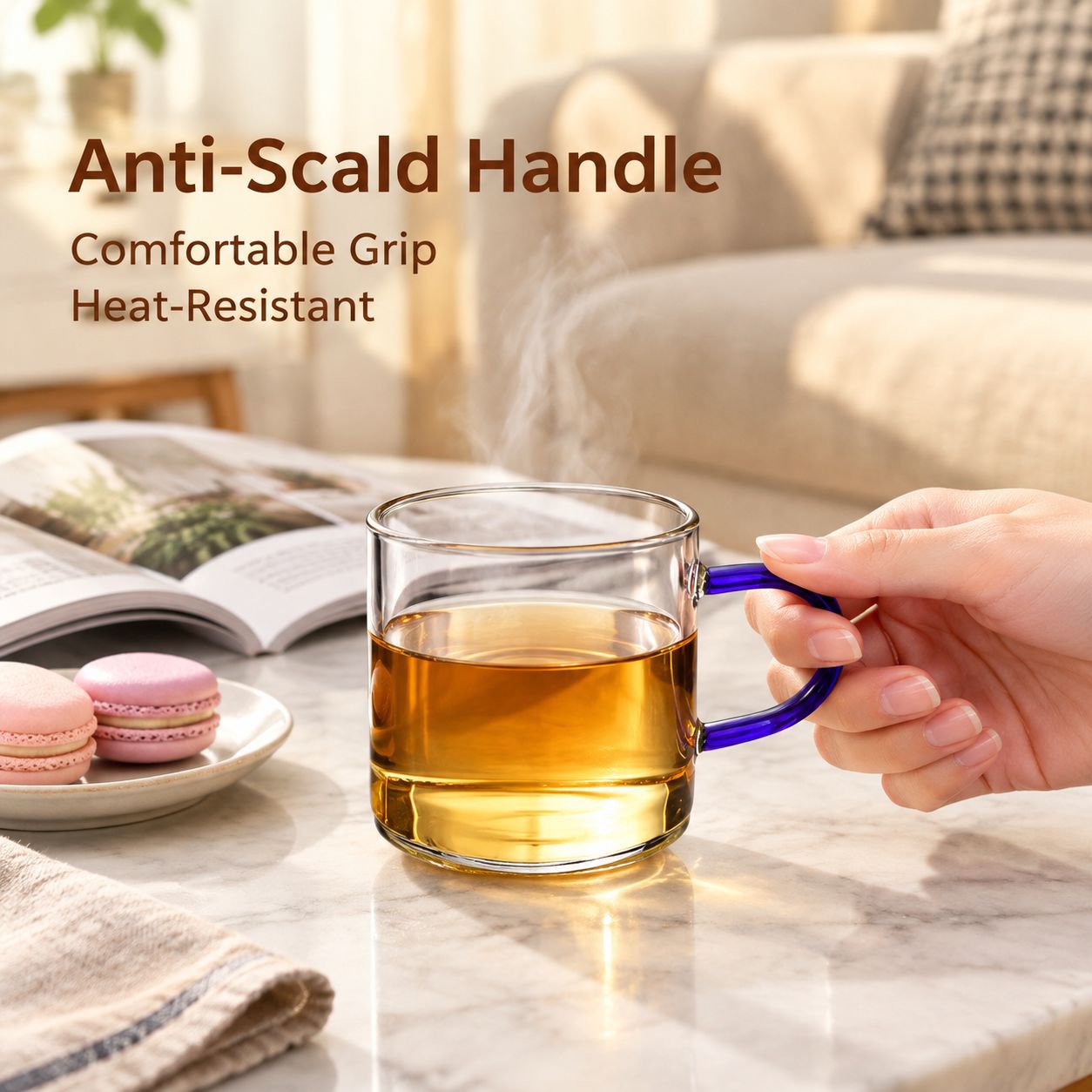 High Borosilicate Glass Tea Cup