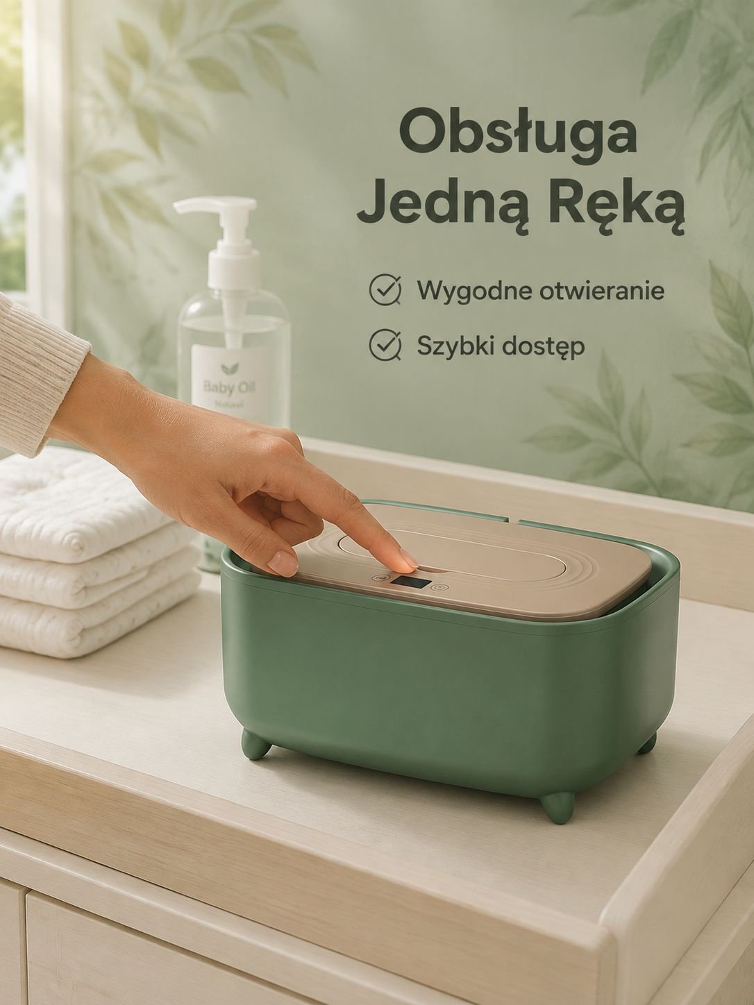 Nowe chusteczki nawilżane dla niemowląt pudełko izolacyjne podgrzewacz dla noworodków inteligentnie 