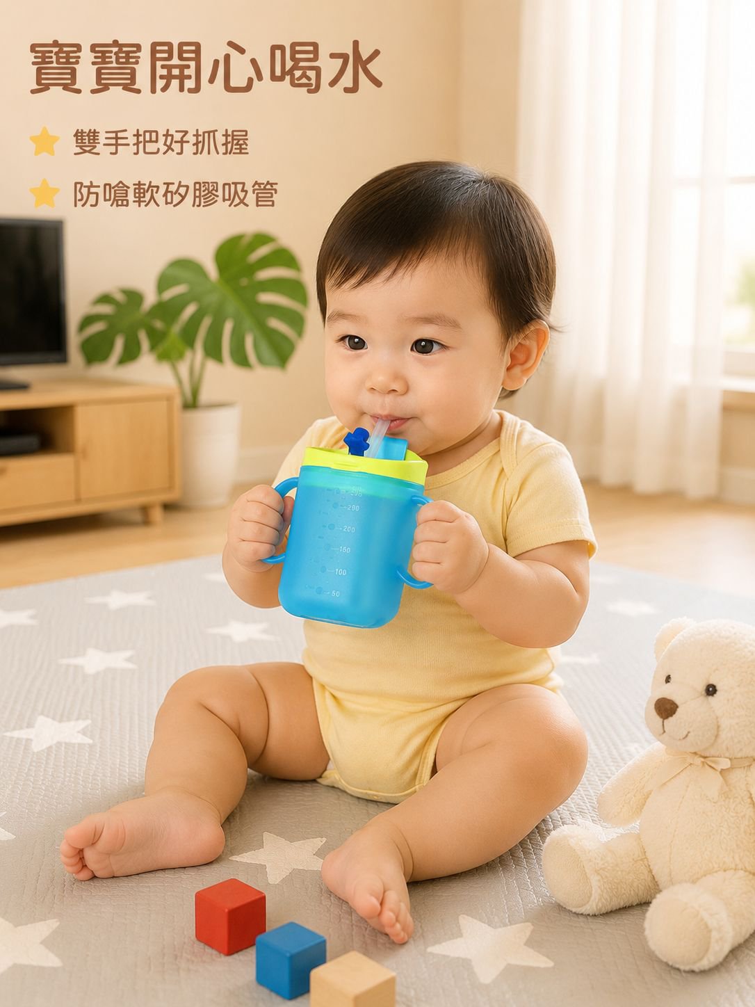 嬰兒帶刻度奶杯