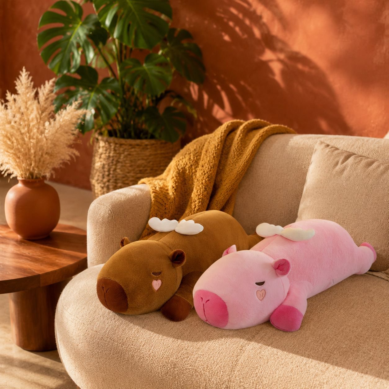 Muñeco de peluche multifuncional cojín