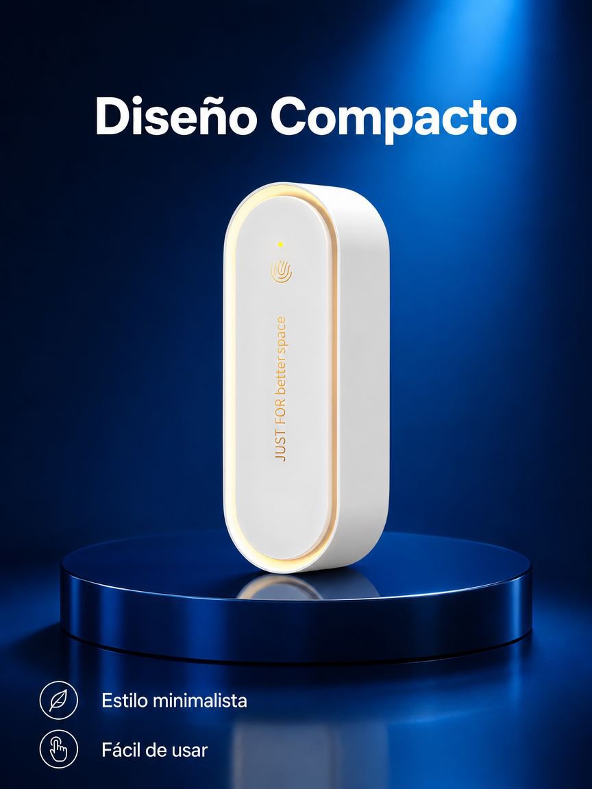 Eliminador ultrasónico de mosquitos silencioso con luz LED, protección 360°