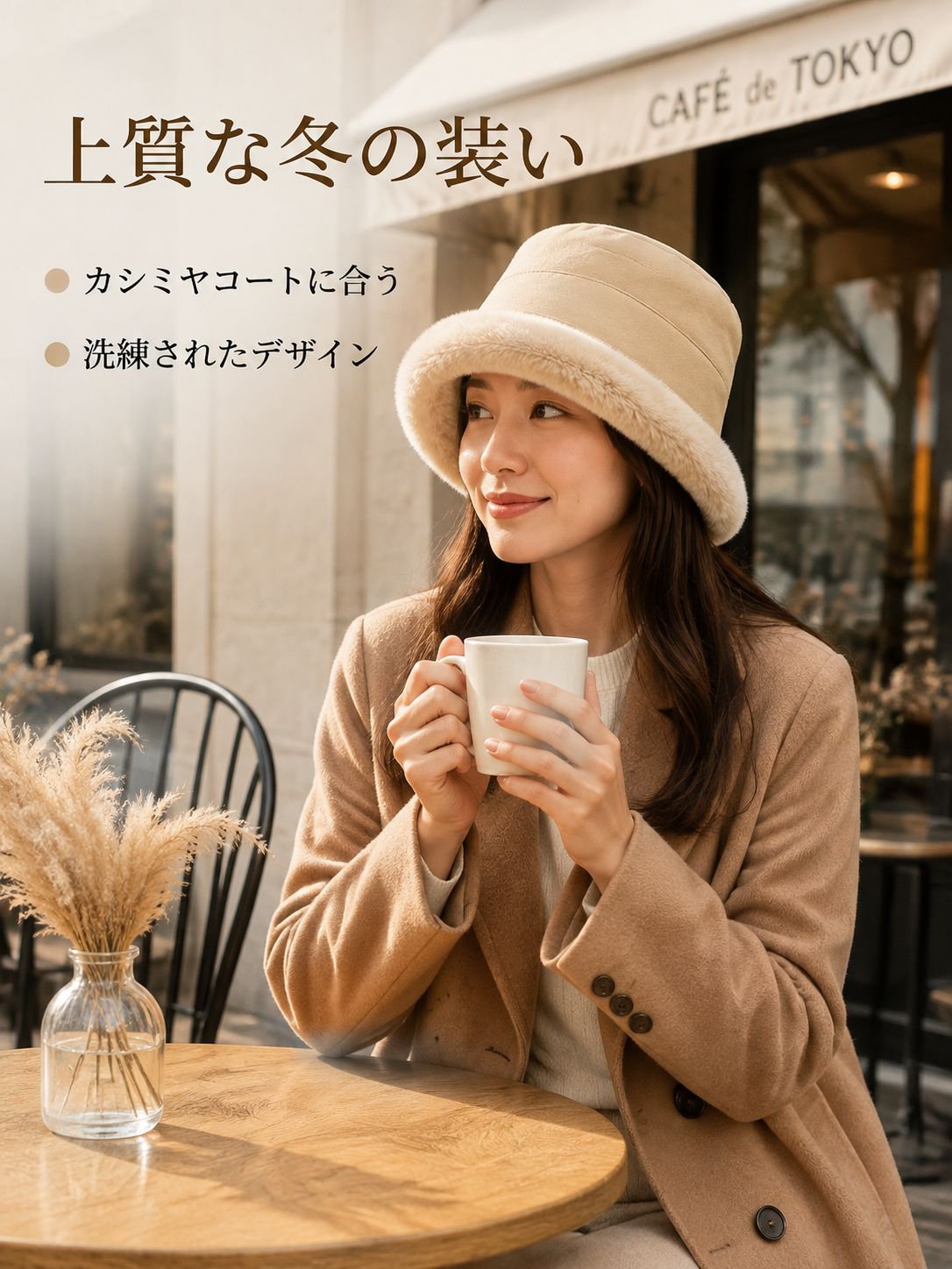 厚手防寒キャップ