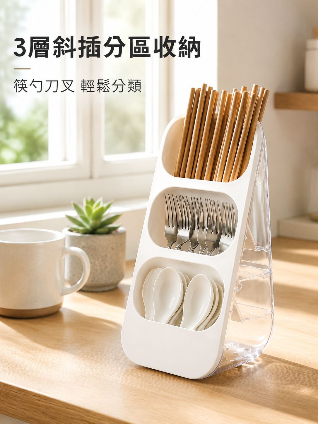 廚房壓克力透明筷子筒