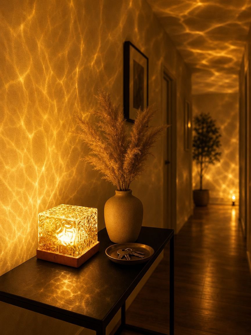 JMY-16 water ripple light as a unique night light