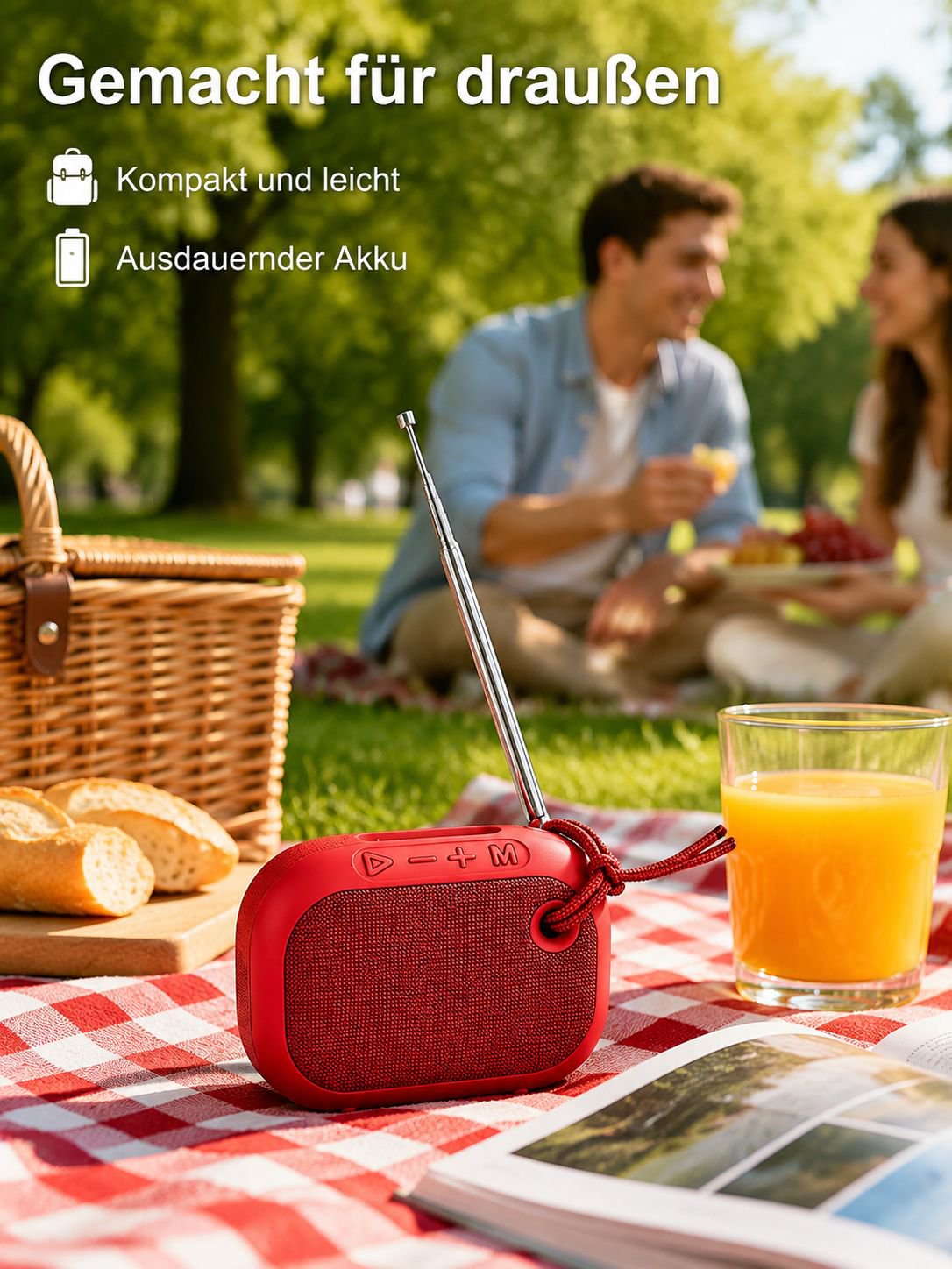 Kompaktes tragbares Radio-Lautsprecher