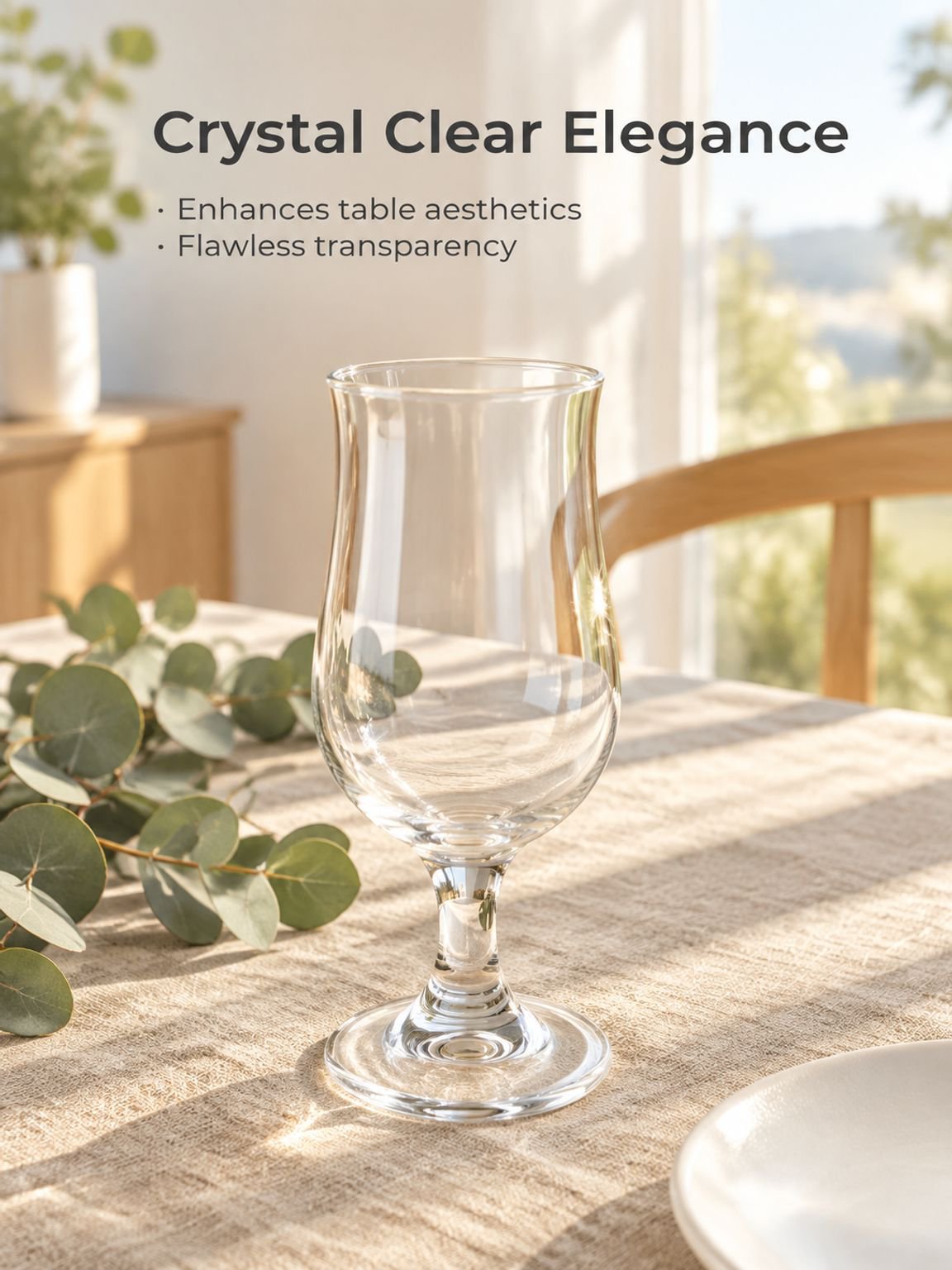 Glass juice cup filled with a refreshing fruit beverage