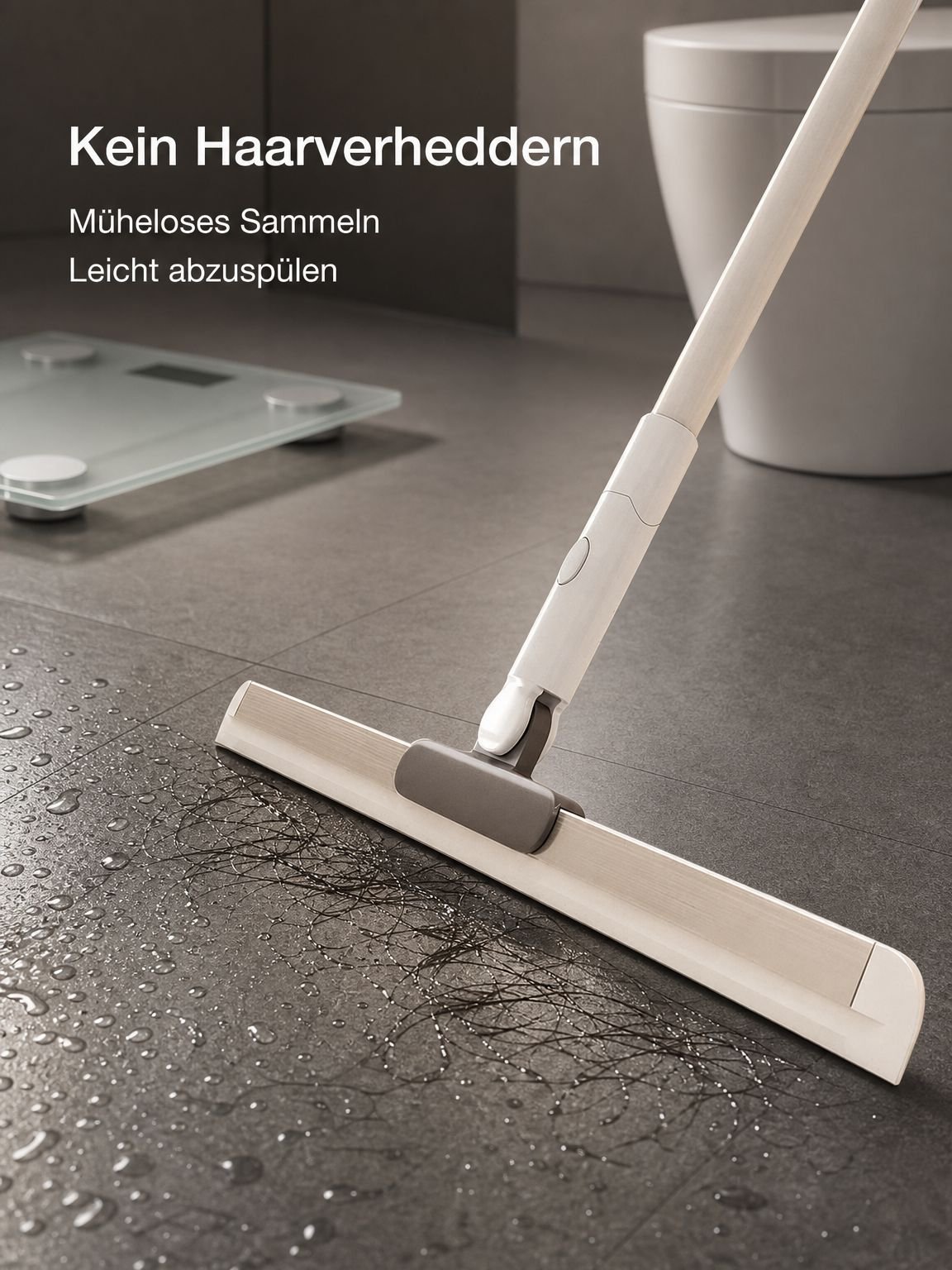 Ergonomischer Griff des Silikon-Wischers für komfortable Nutzung