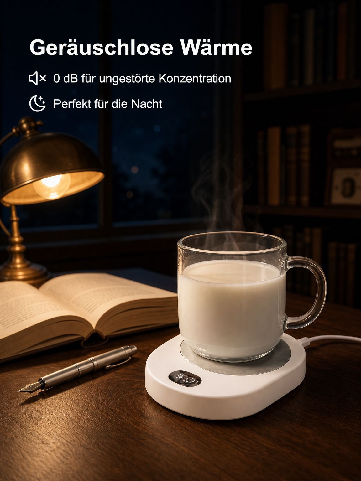 Intelligente beheizte Tassenuntersetzer