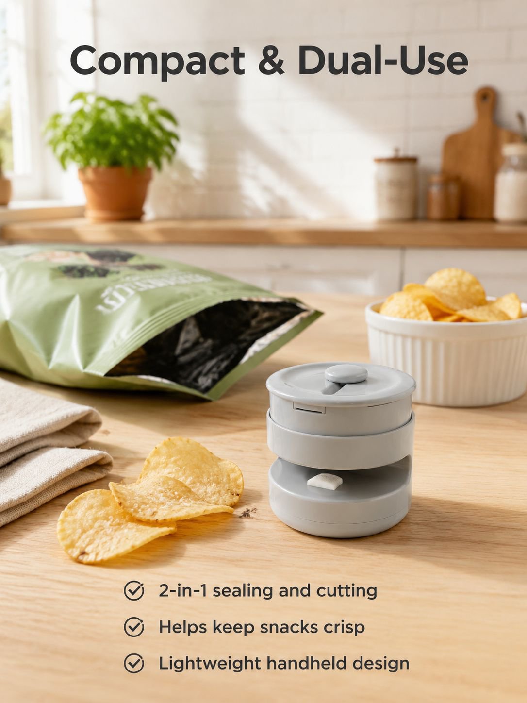 Dual-use Magnetic Mini Sealer