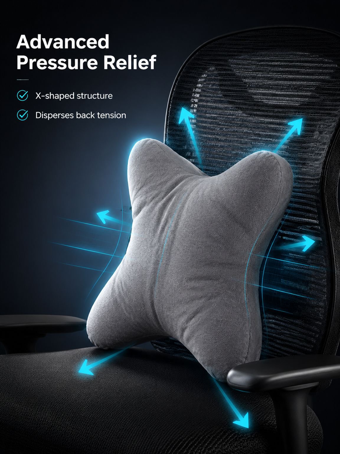 Ergonomic Seat Back Cushion
