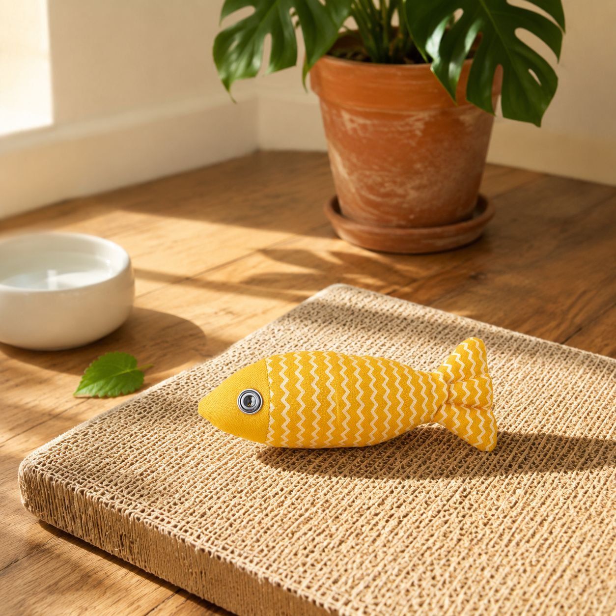 Cat toy striped simulation fish pet