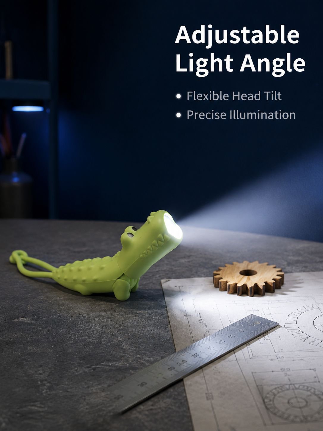 Animal Shaped Adjustable Flashlight Multi-functional Home Long-lasting