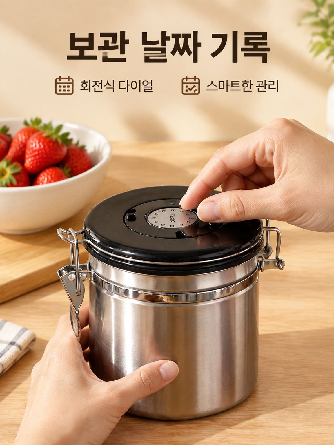 주방 수납 보관용기