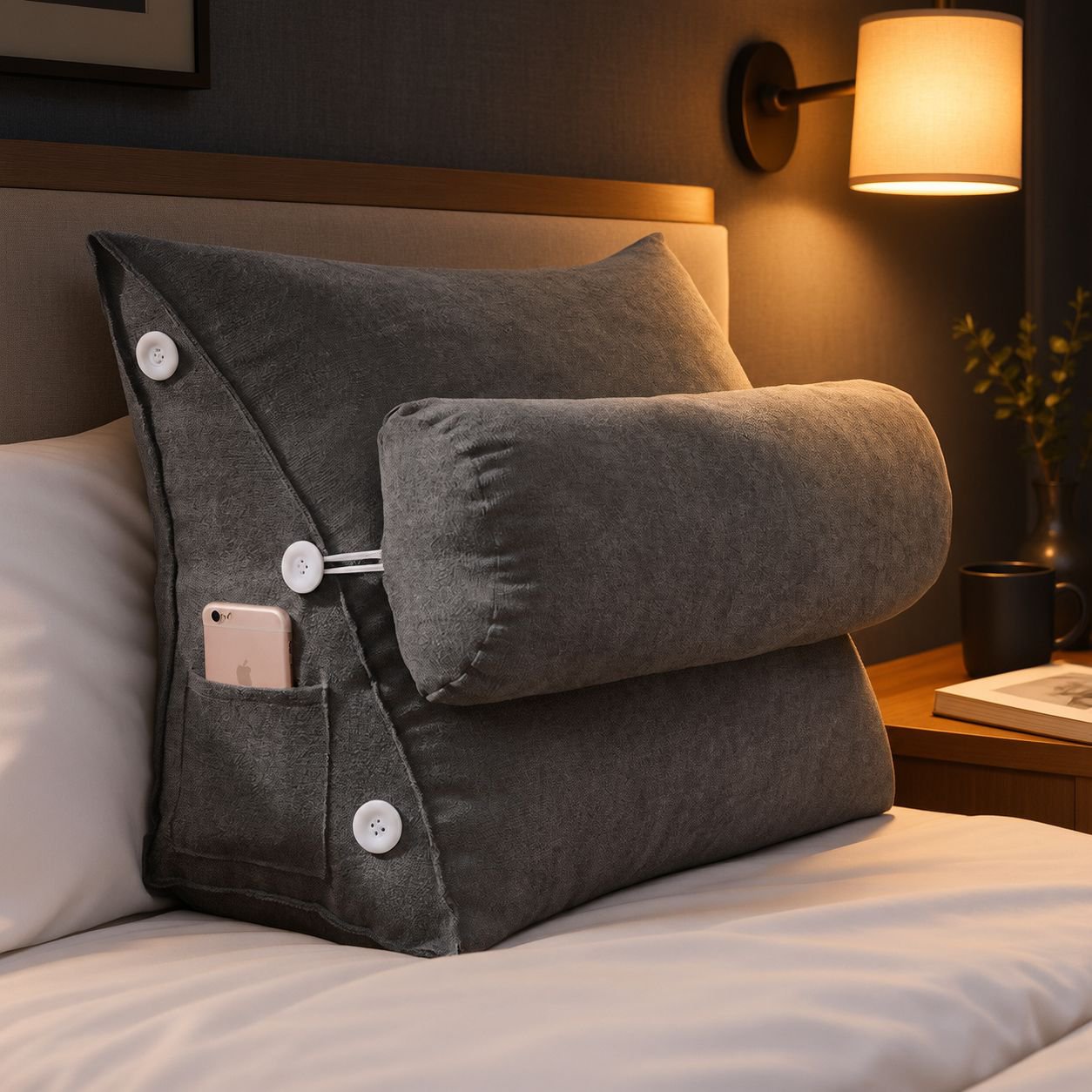 Trendiges nordisches Kissen als Wohnaccessoire