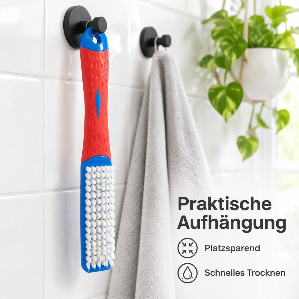 Nano-Schuhbürste mit weichen und harten Borsten