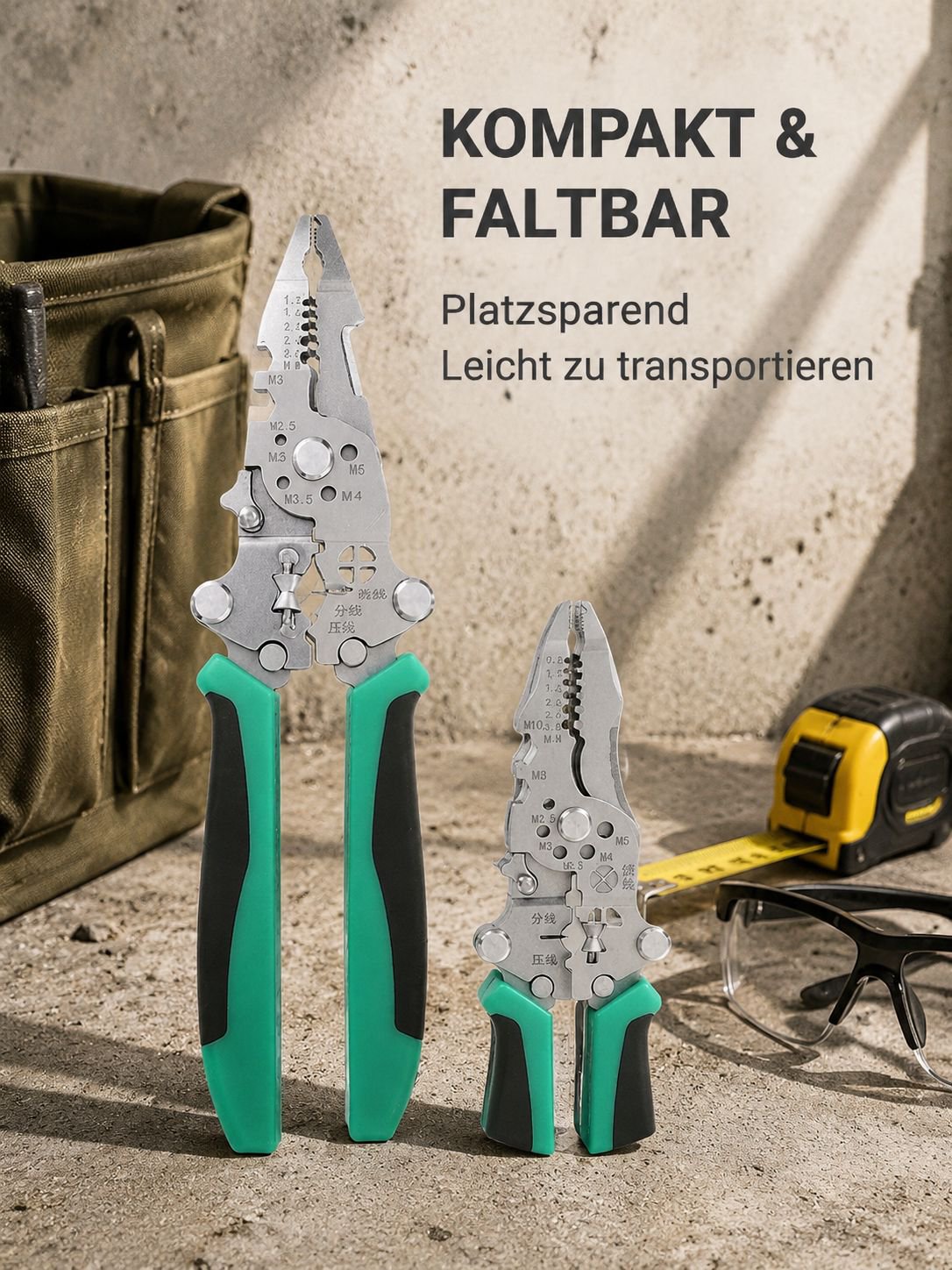 Multifunktions-Schneid- und Spannungsprüfungs-Werkzeugset für Elektriker