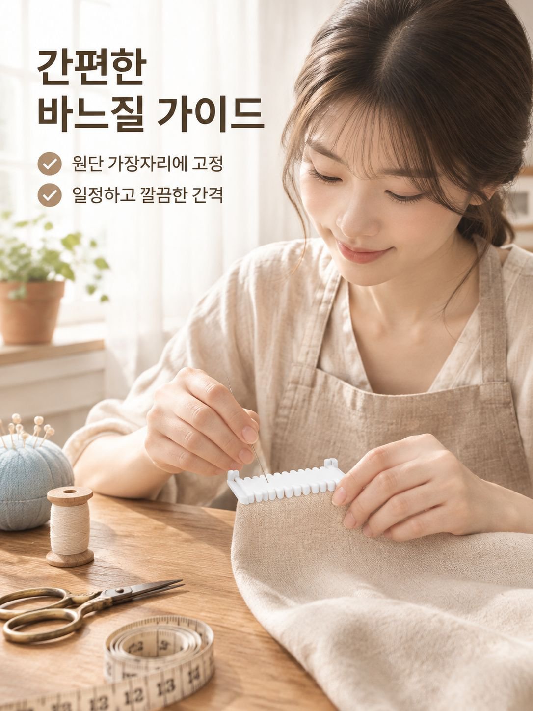 핸드메이드 스티치 엣지 마감기