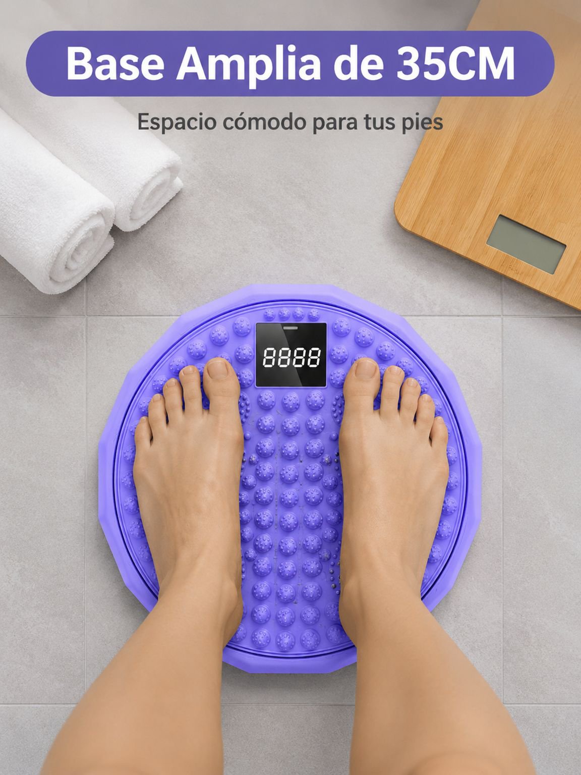 Masajeador de pies multifuncional para aliviar tensión