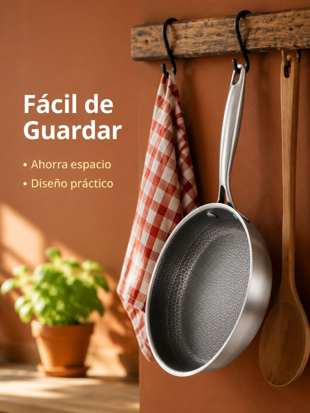Sartén para freír carne de uso doméstico