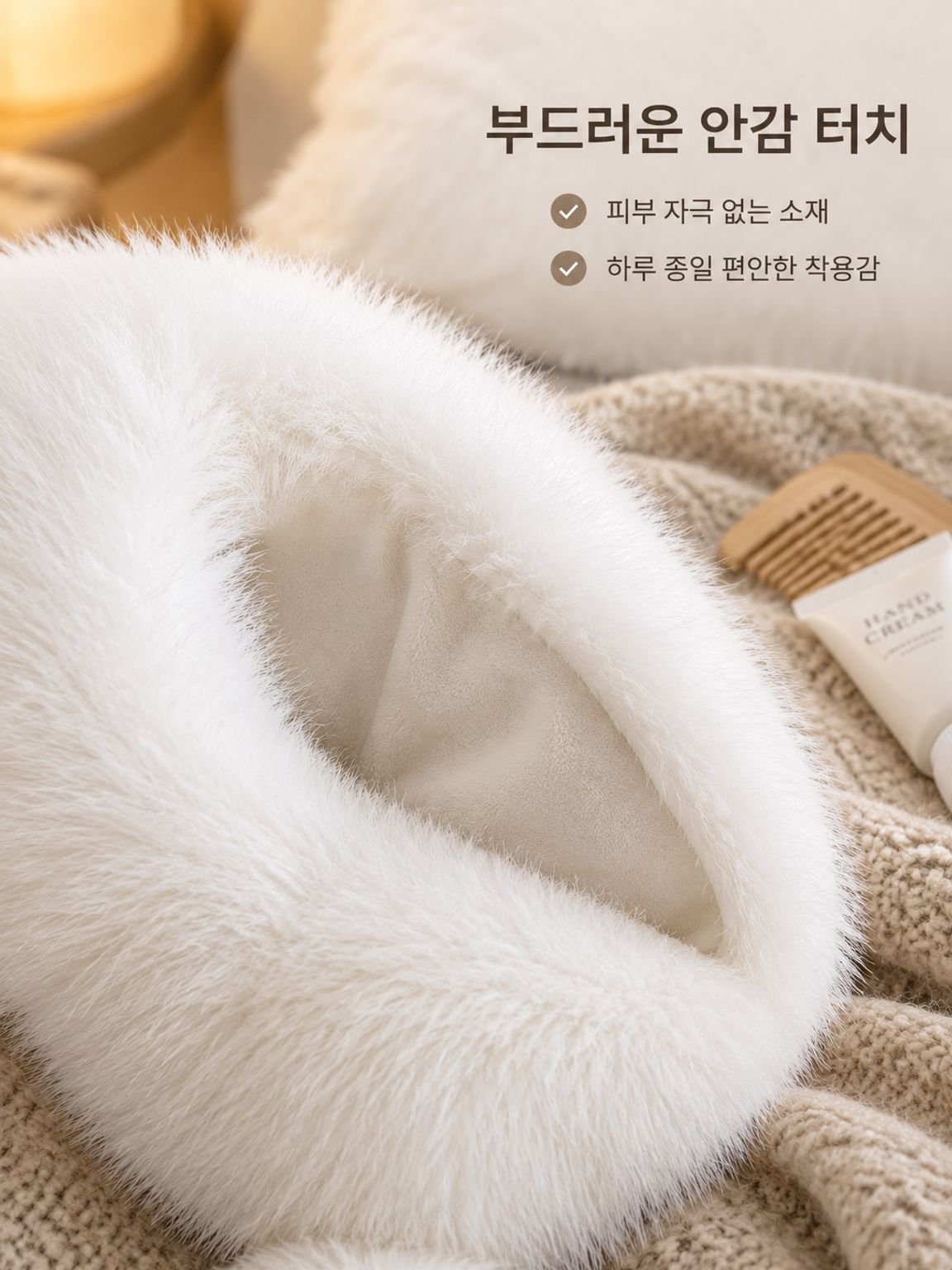 여성 보온 인조 여우 스타일 머플러