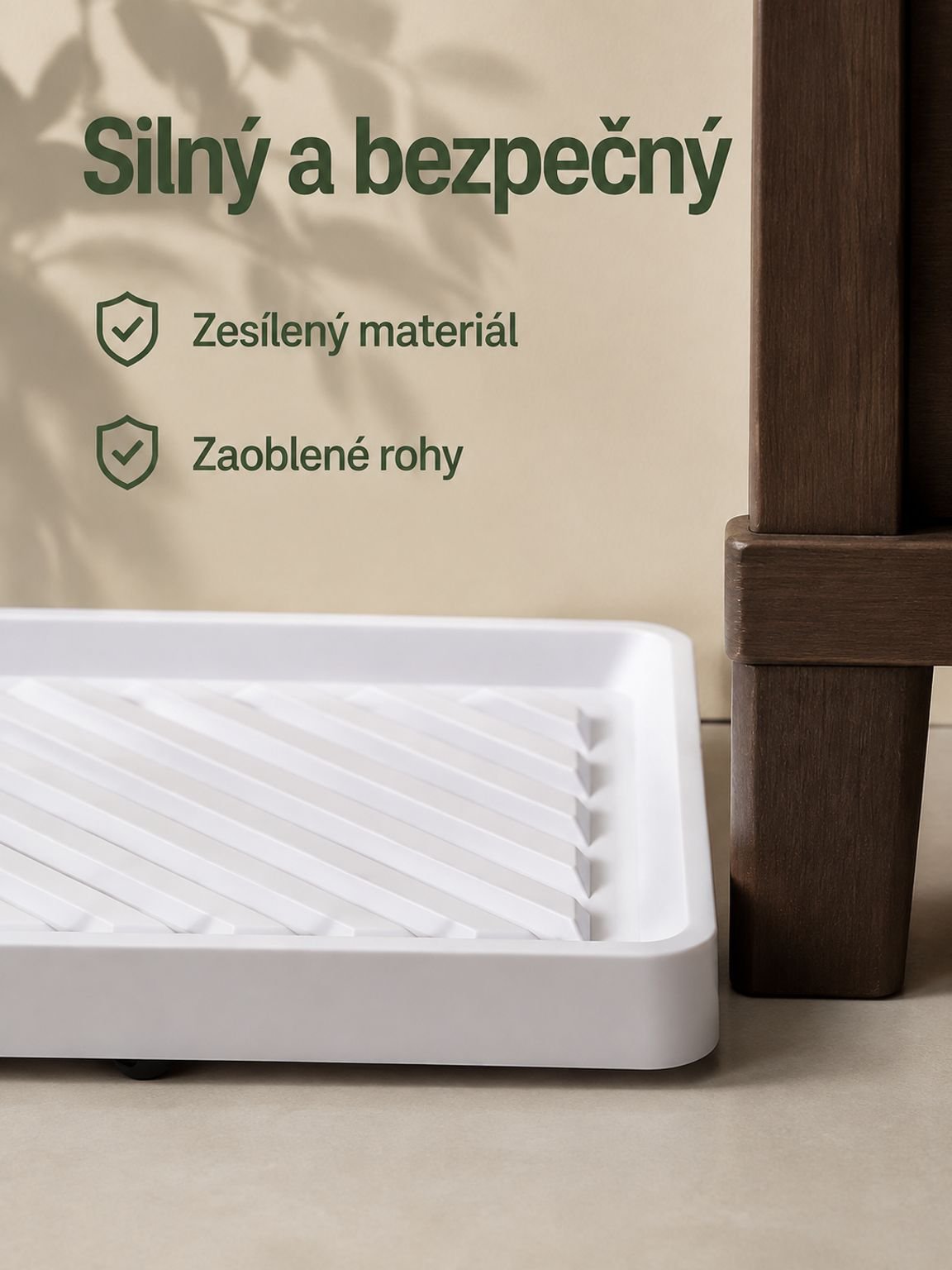 Luxusní čtvercová úložná krabice s prodyšným materiálem