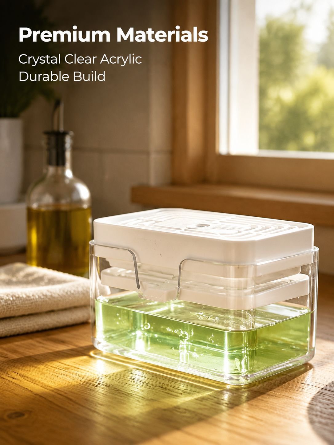 Creative press-type soap dispenser for cleaning, dishwashing, and pot scrubbing – an automatic soap 