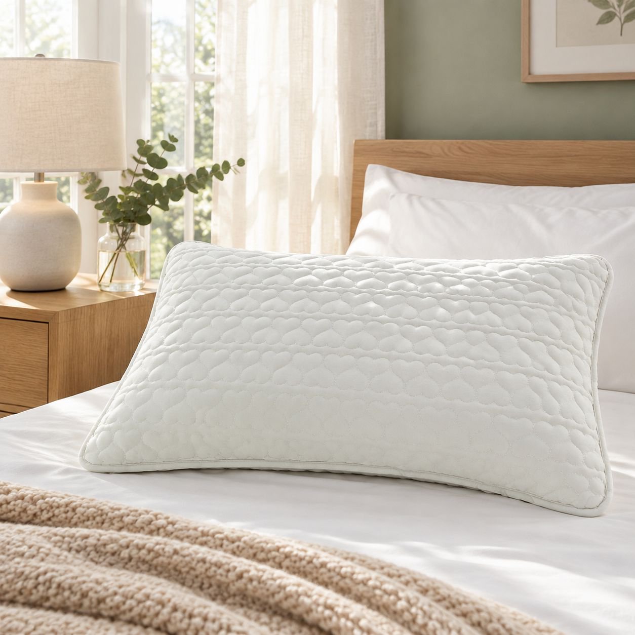 Smooth feel Sleep Pillow Pillow backcoat Polylactic acid fiber Easy to clean breathable Sweatproof a