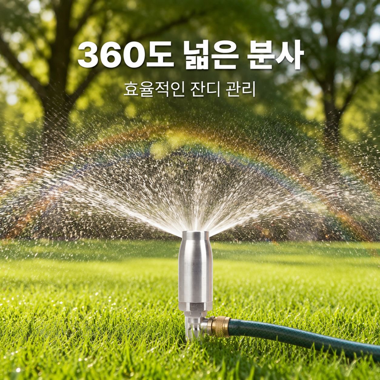 360° 스테인리스 스틸 로터스 회전 분무기