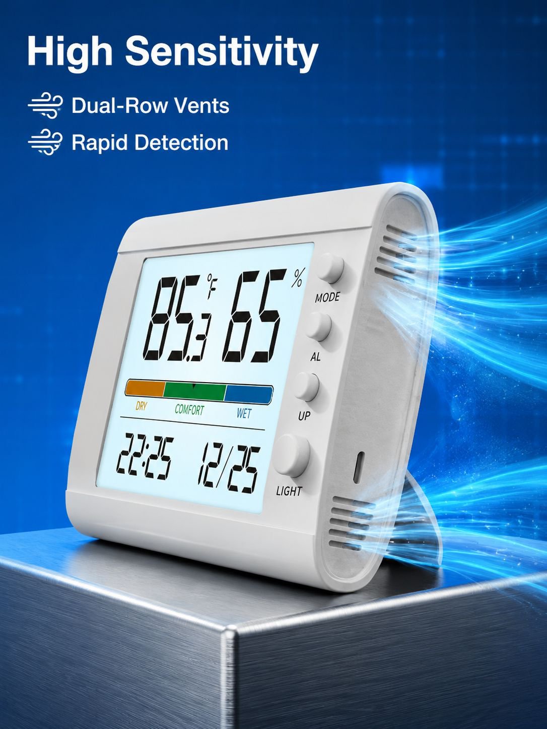 Multifunctional Luminous Digital Temperature and Humidity Meter