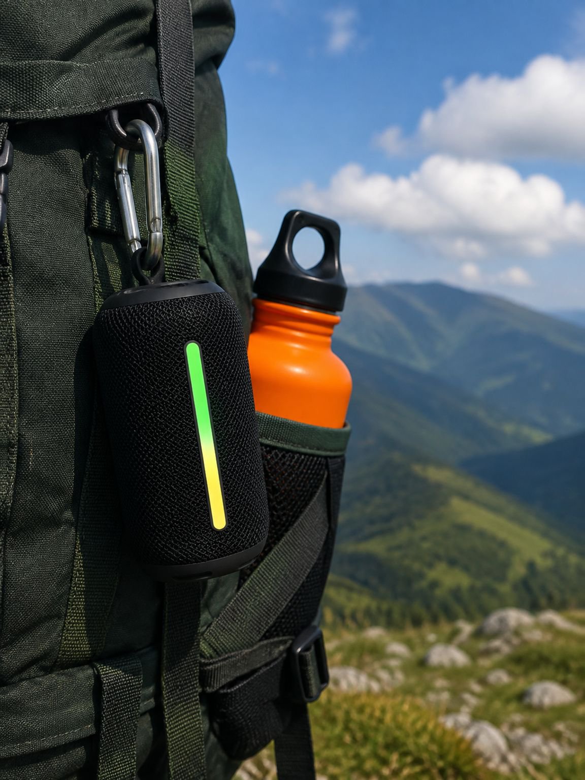 Nuevo altavoz Bluetooth 2025 con alta potencia, portátil, resistente al agua para exteriores y sonid