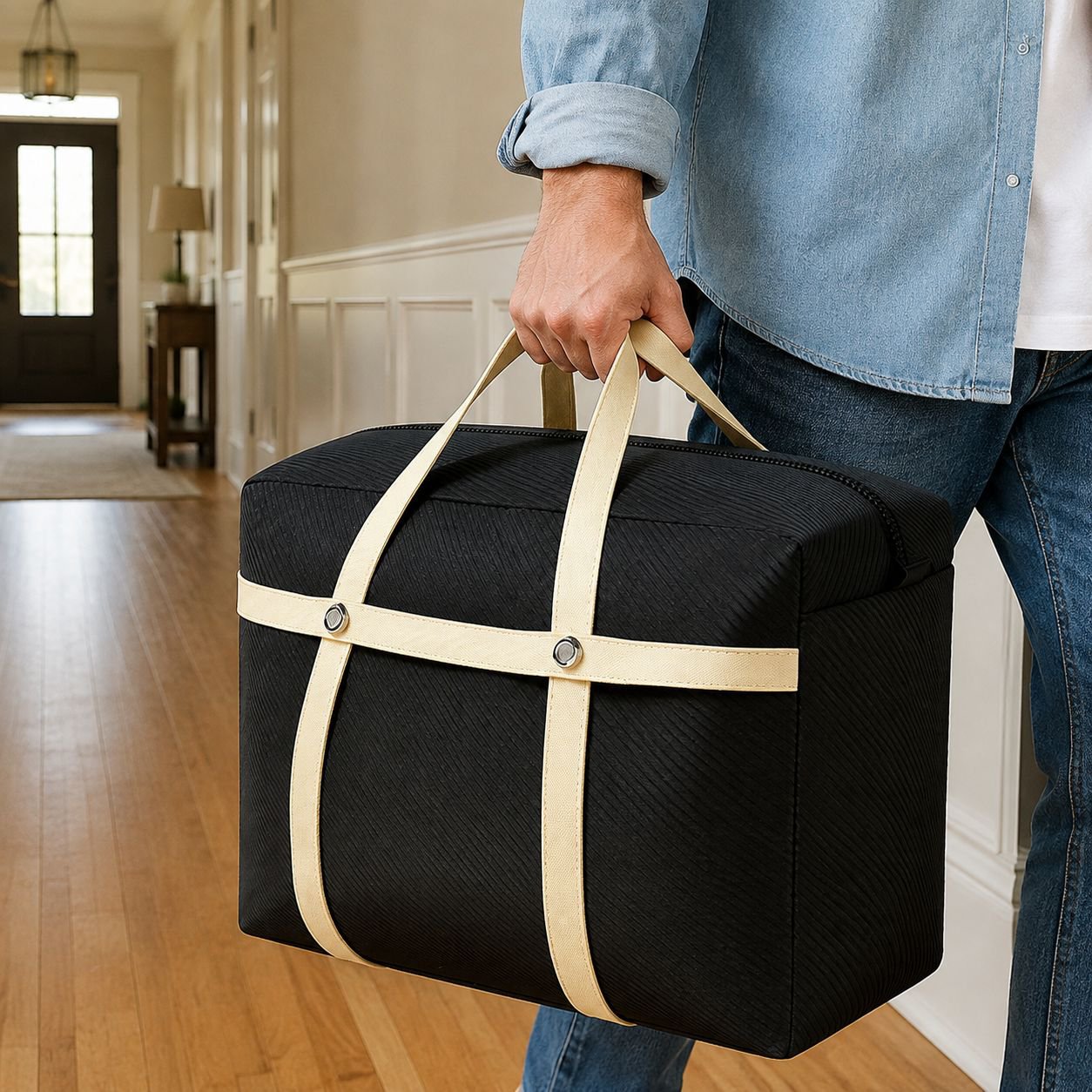 Dustproof and moisture-resistant storage bag for quilts