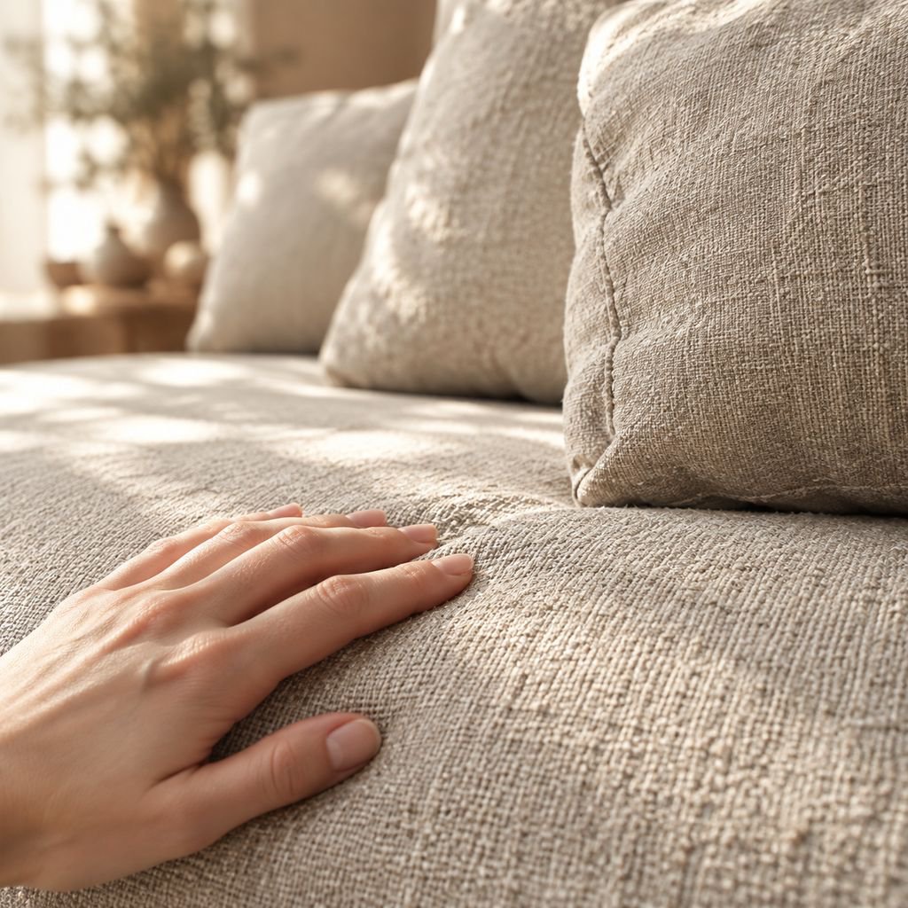 Sofá de sala de estar de madera maciza para apartamentos pequeños