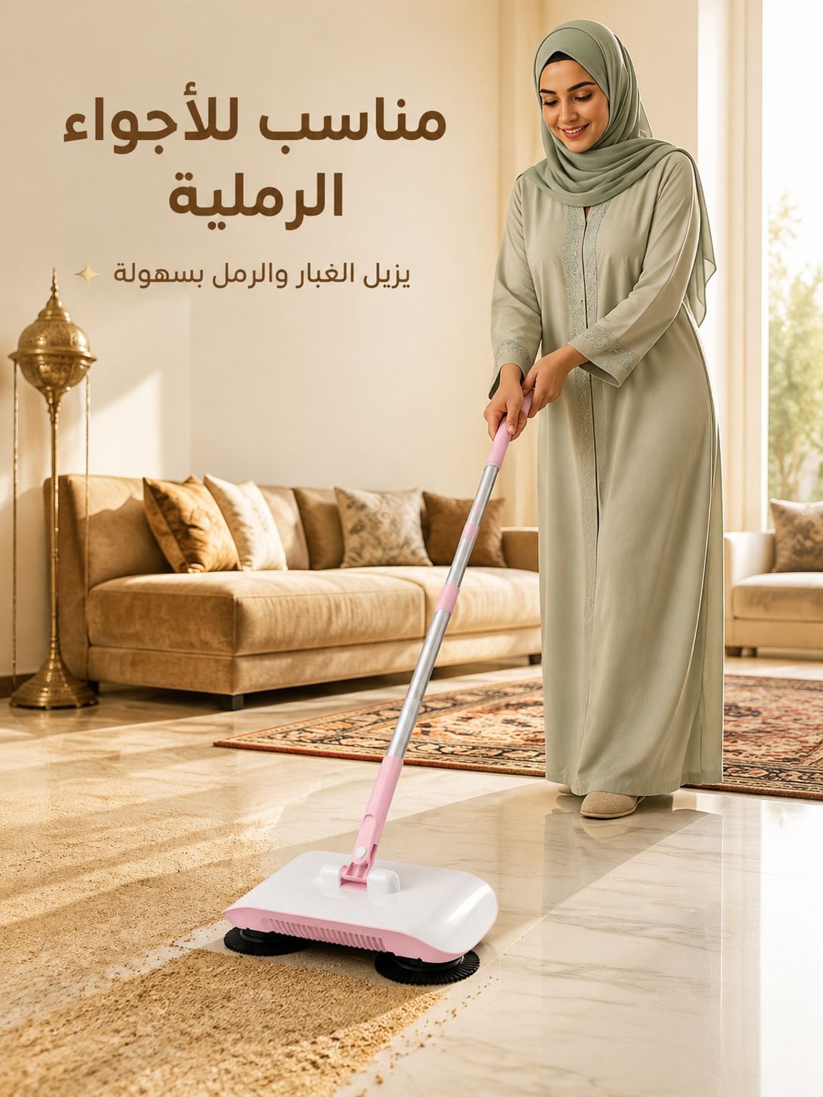 ماكينة الكنس والمسح اليدوية الالمانية