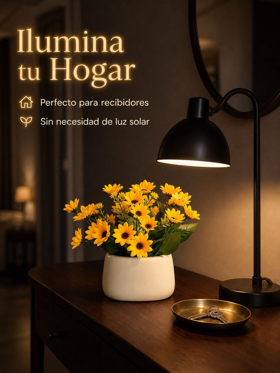 Maceta de cerámica para flores artificiales