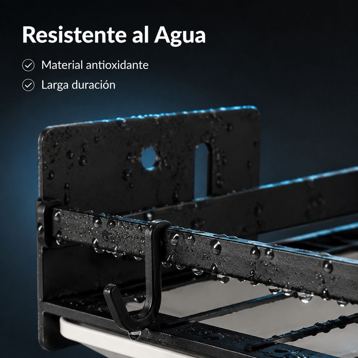 Organizador de pared para cocina con 6/7/8 ganchos