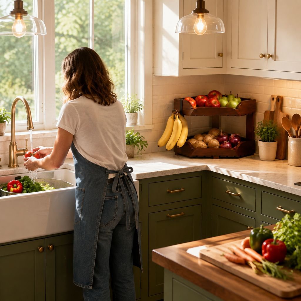 Organizador de cocina con diseño elegante