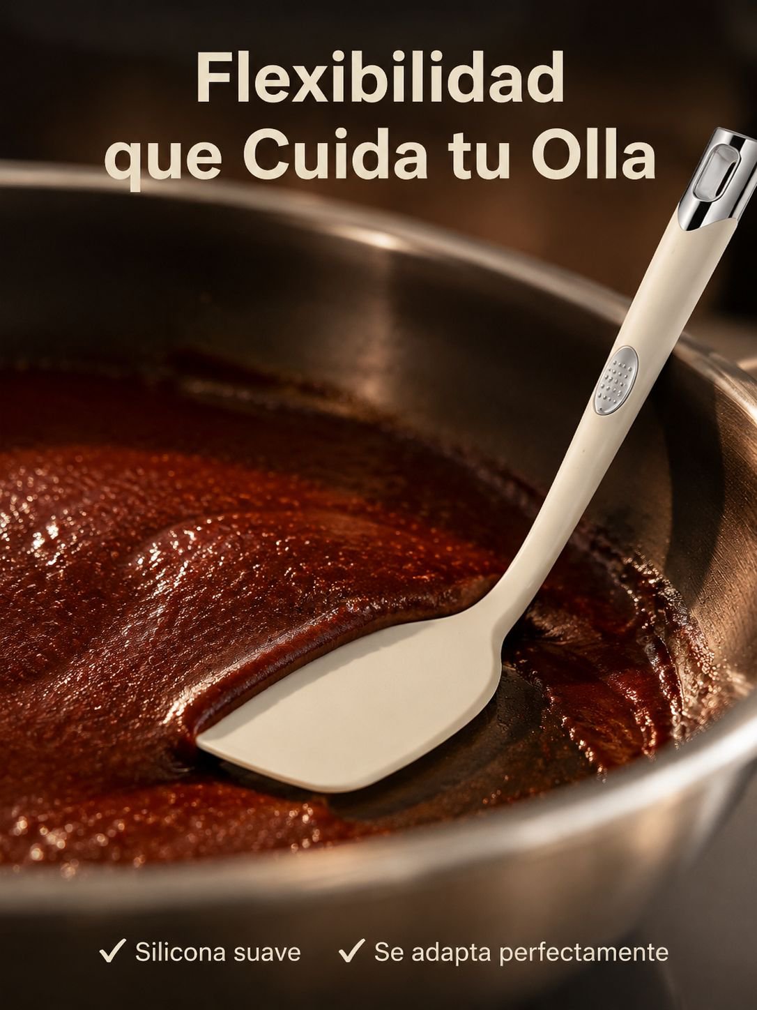 Set de cucharas y cucharón para uso culinario