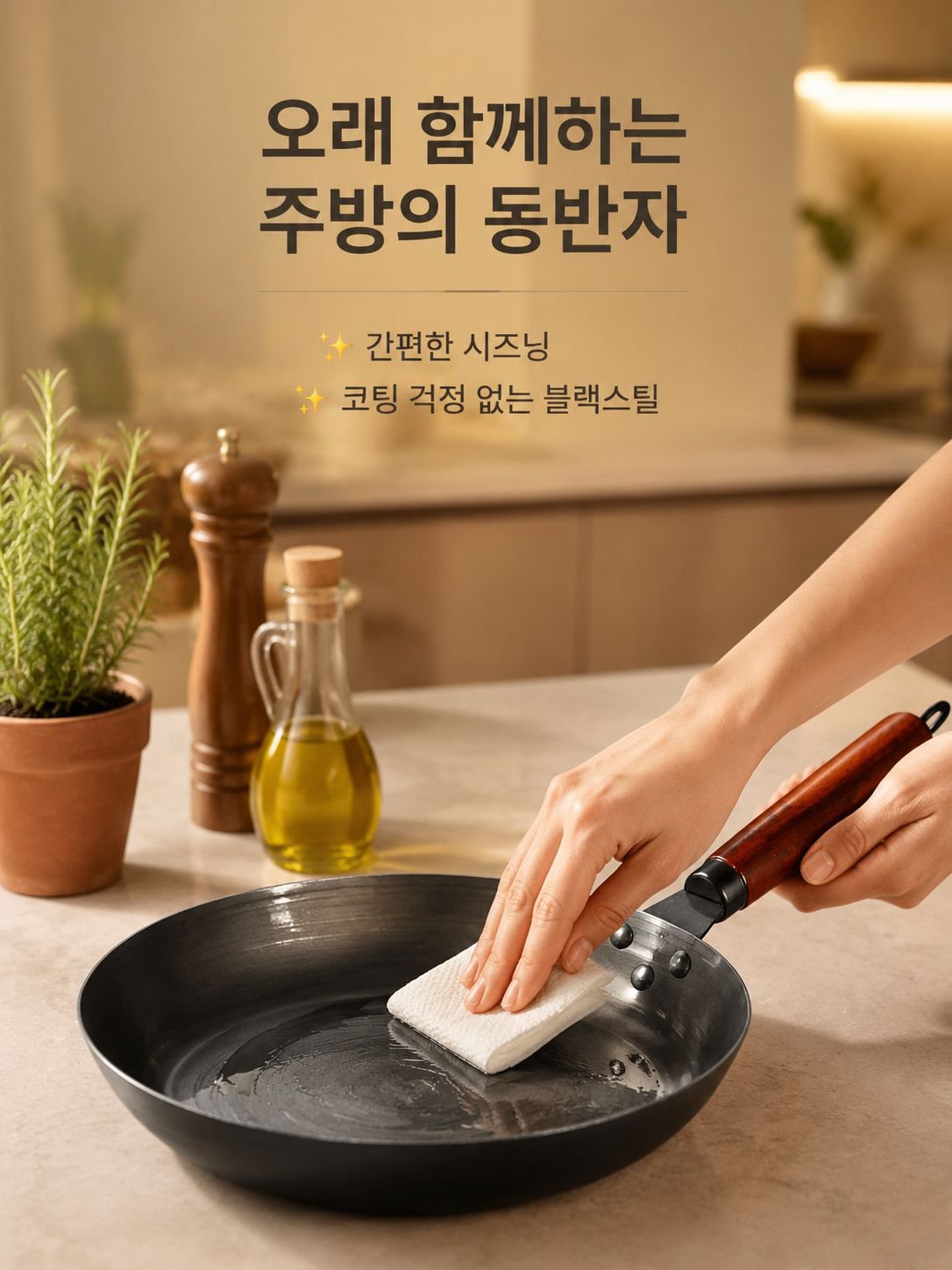 내열성과 열전도율이 우수한 프라이팬