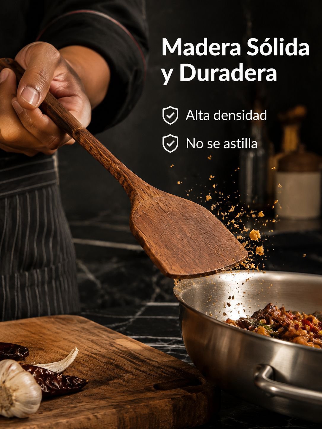 Espátula de cocina para revolver ingredientes