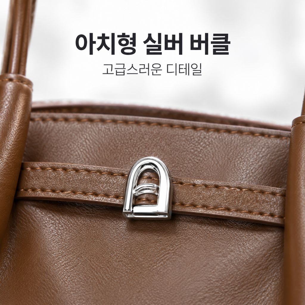 가을 겨울 출퇴근용 숄더백, 한국 스타일 대용량 부드러운 가죽 토트백