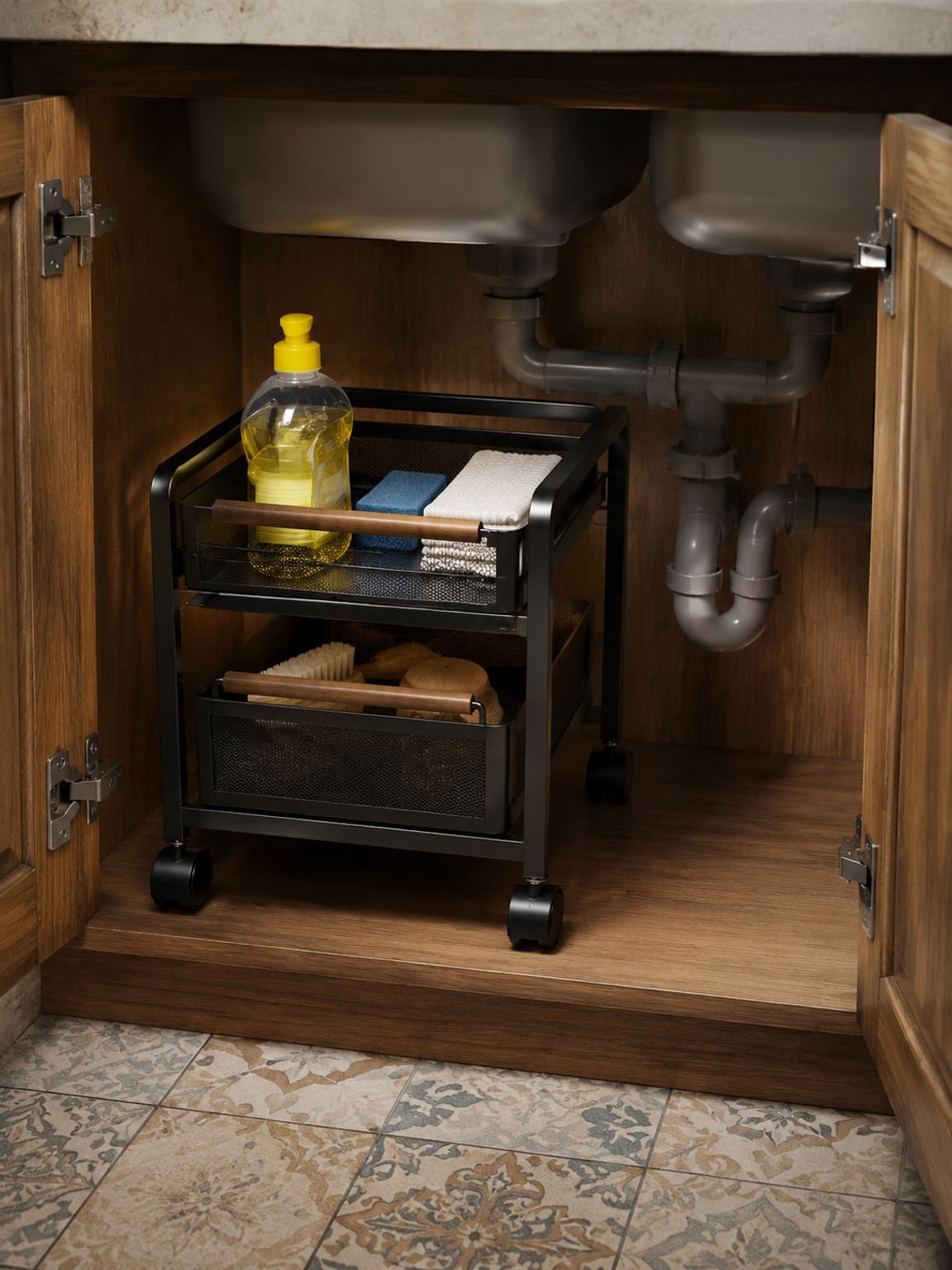 Cajón multifuncional para cocina y sala