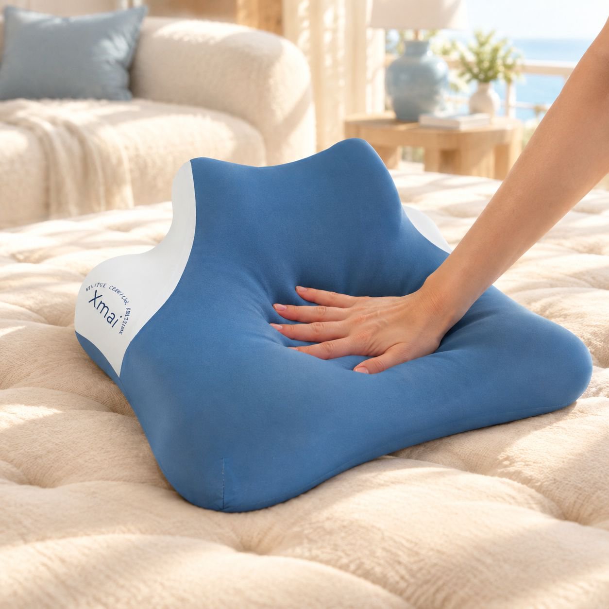 Almohada de memoria multifuncional, almohada de protección para el cuello multipostura