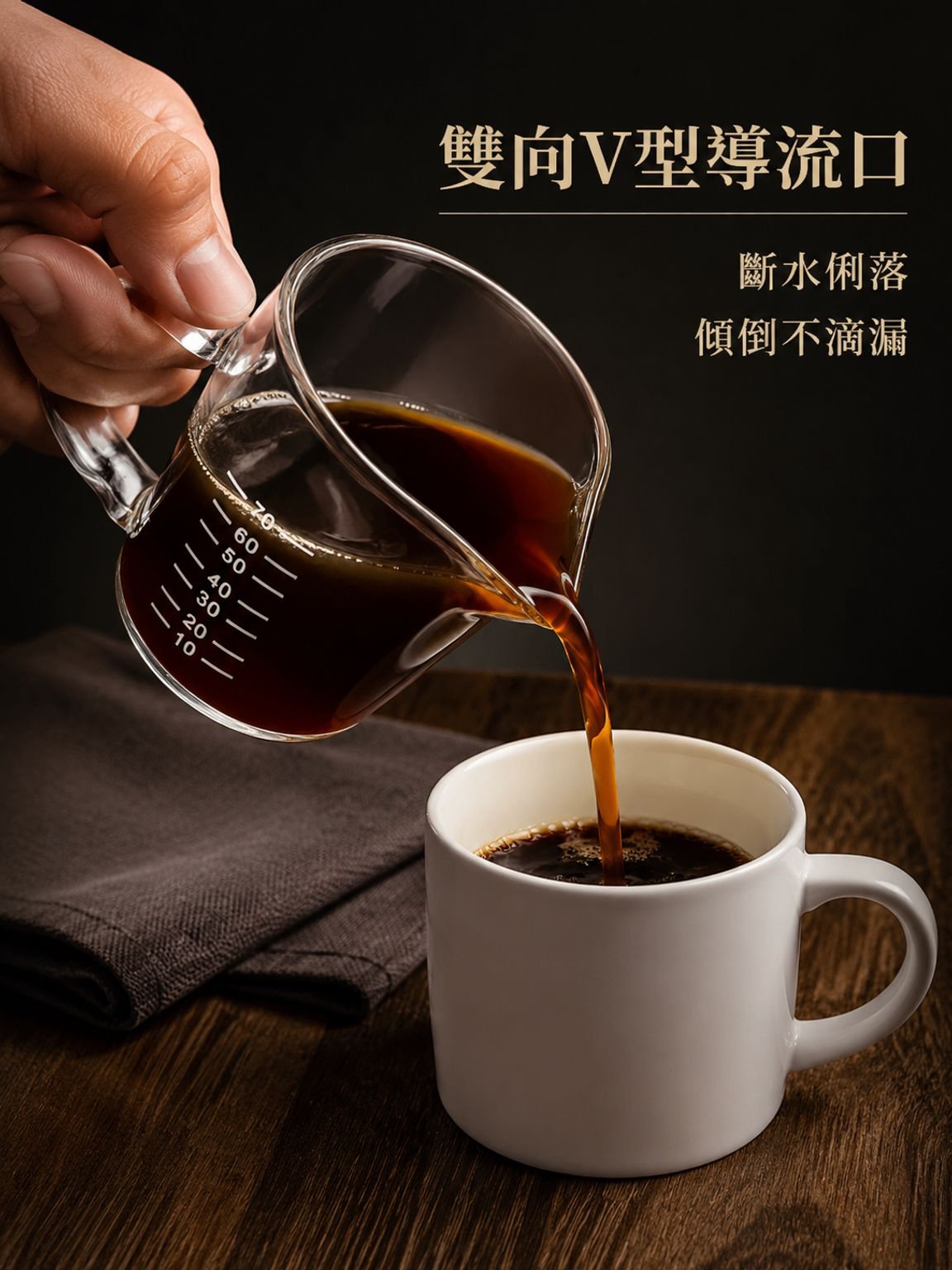 家用高硼硅玻璃雙口奶杯