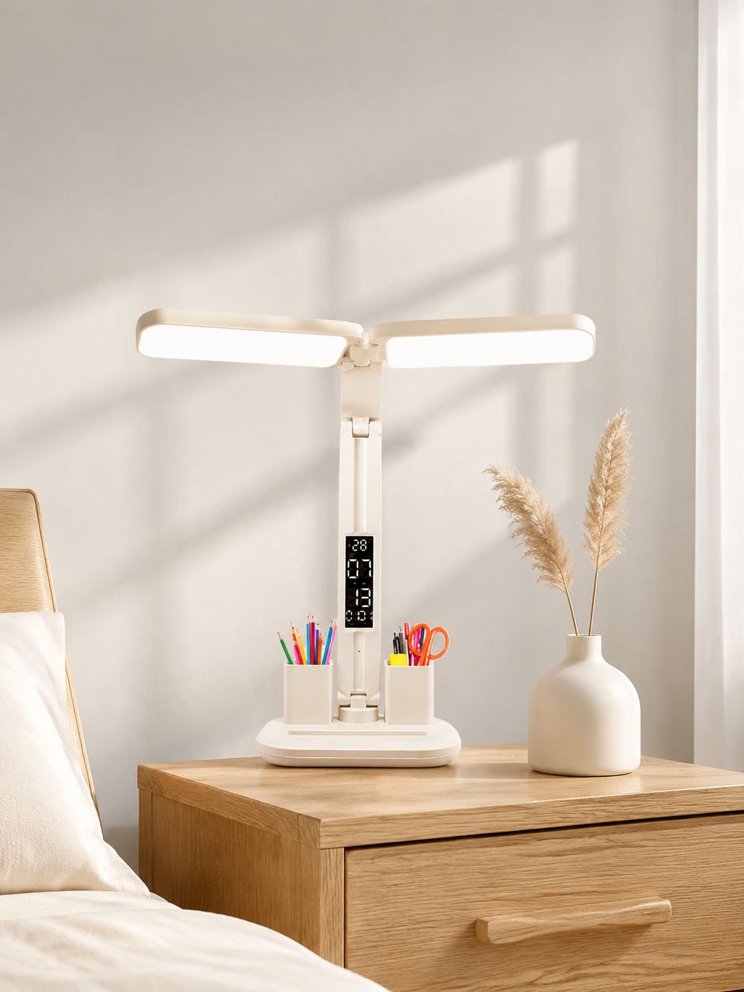 Petite lampe de chevet rechargeable et pliable