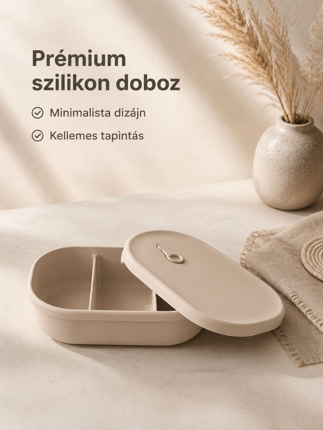 Hordozható, szagmentes ebéddoboz