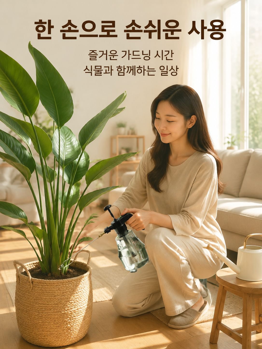 쉽게 물줄 수 있는 분무기